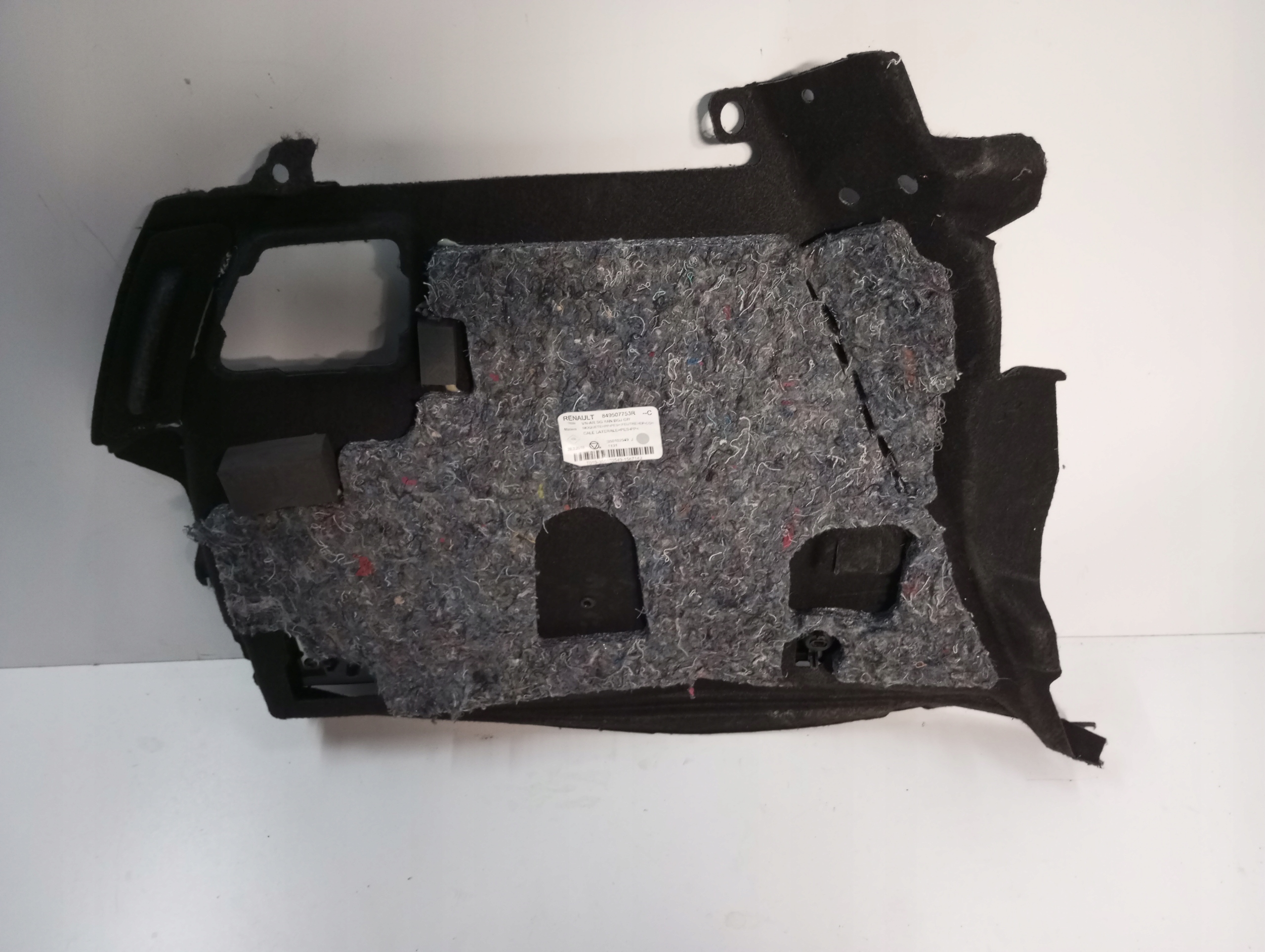 boot upholstery RENAULT CLIO V 849507753R