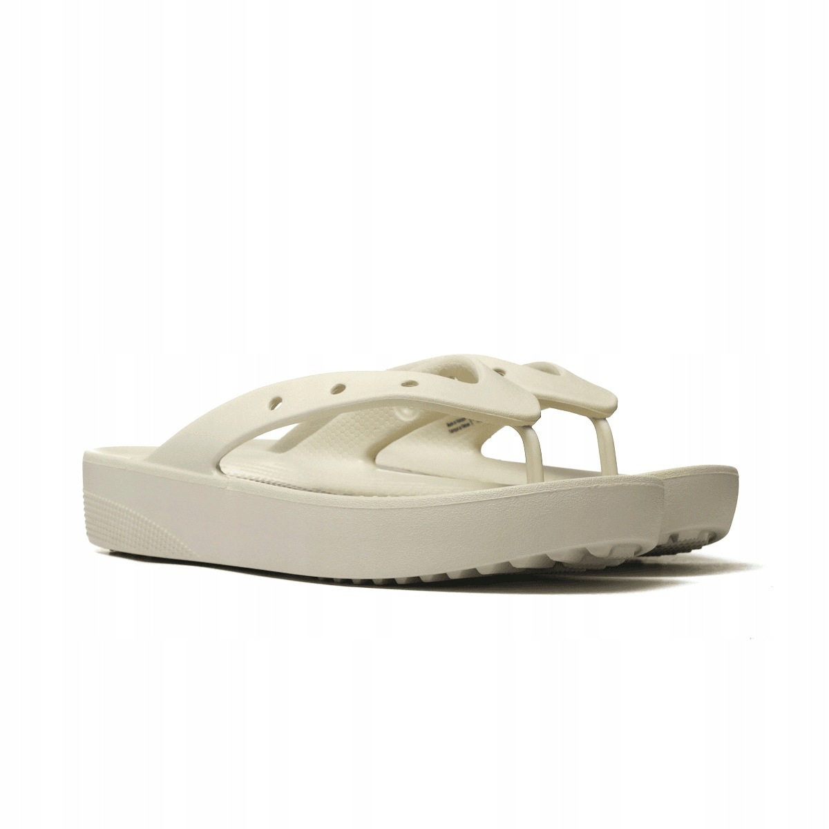 Žabky Crocs Classic Platform Flip W Bone 38-39 Dámské