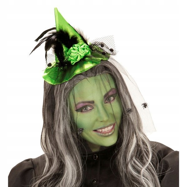 OPASKA Z KAPELUSIKIEM CZAROWNICY ZIELONYM Marka Widmann
