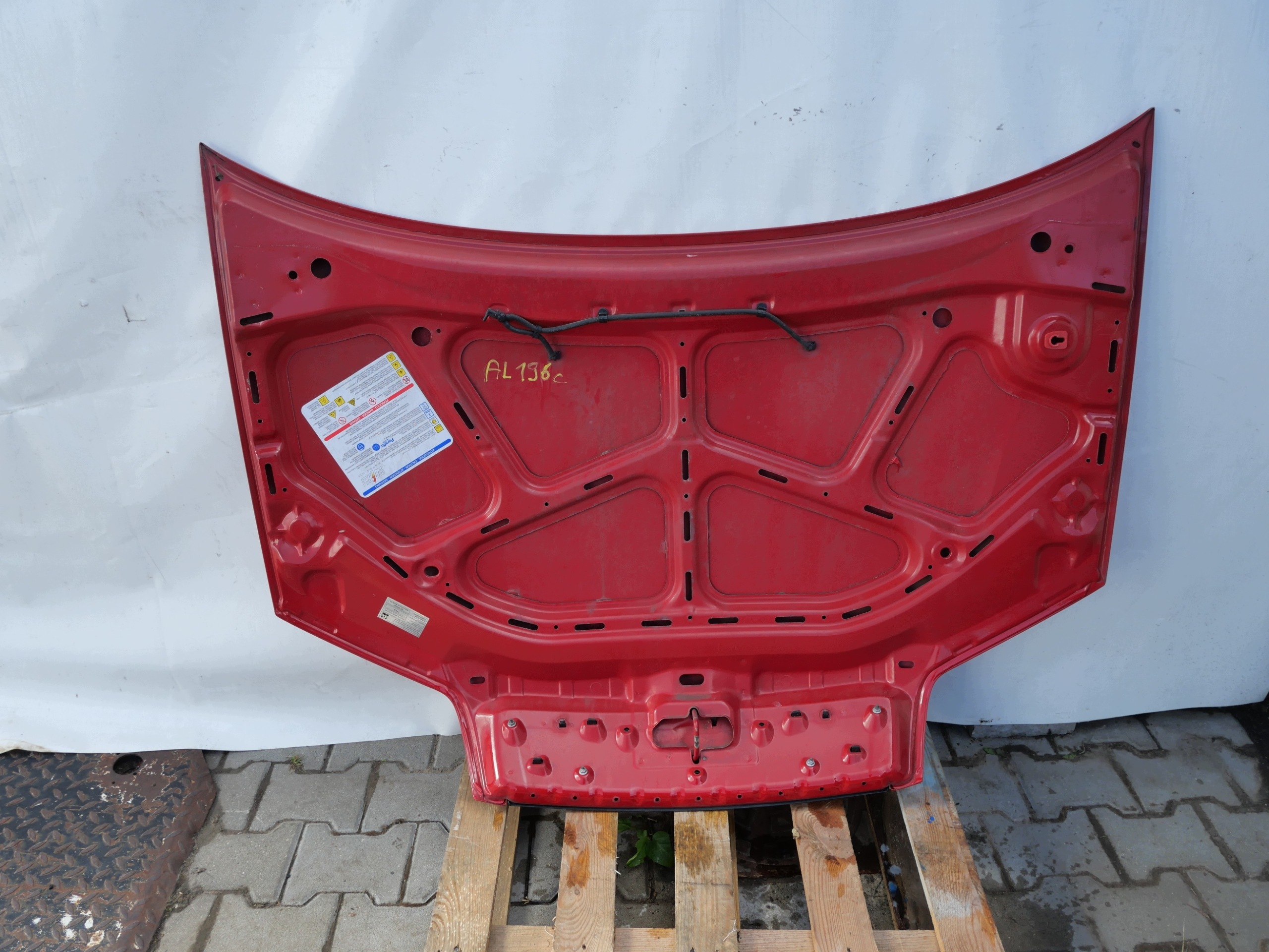 engine housing cover bonnet FIAT PUNTO II