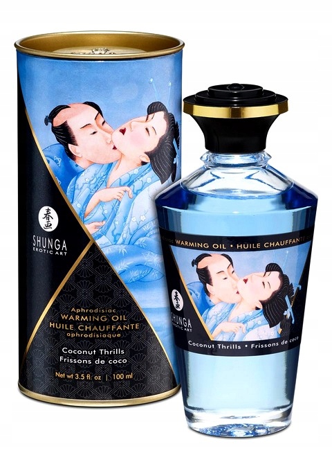 ROZGRZEWAJĄCY OLEJEK DO MASAŻU JADALNY KOKOSOWY