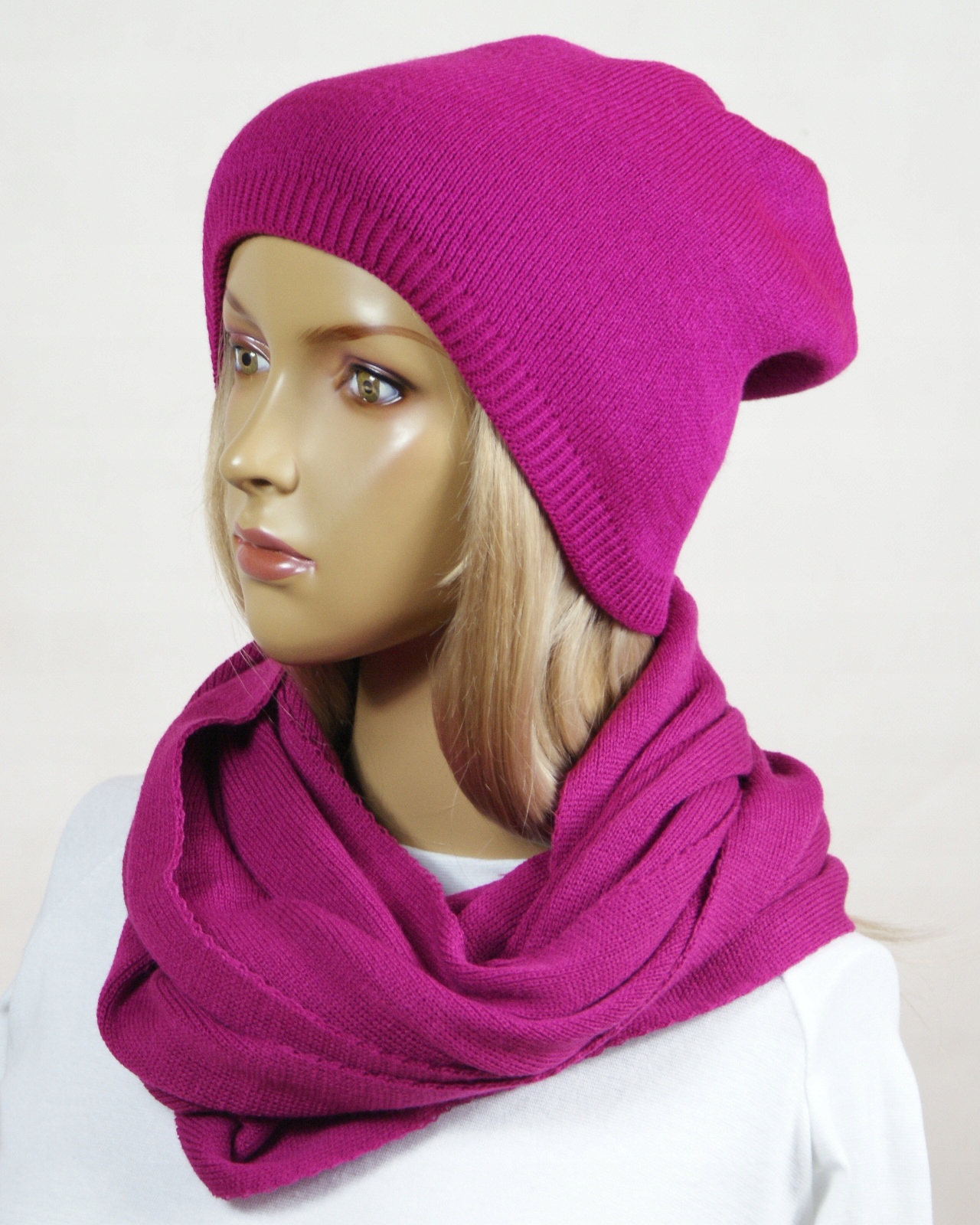 KOMPLET CZAPKA gwiazda + KOMIN # 31 Płeć kobieta