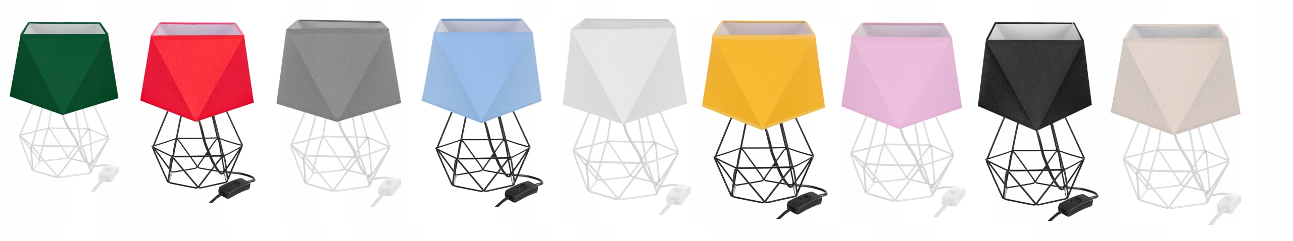 LAMPKA NOCNA STOŁOWA BIURKOWA NOWOCZESNA ABAŻUR Marka INECT