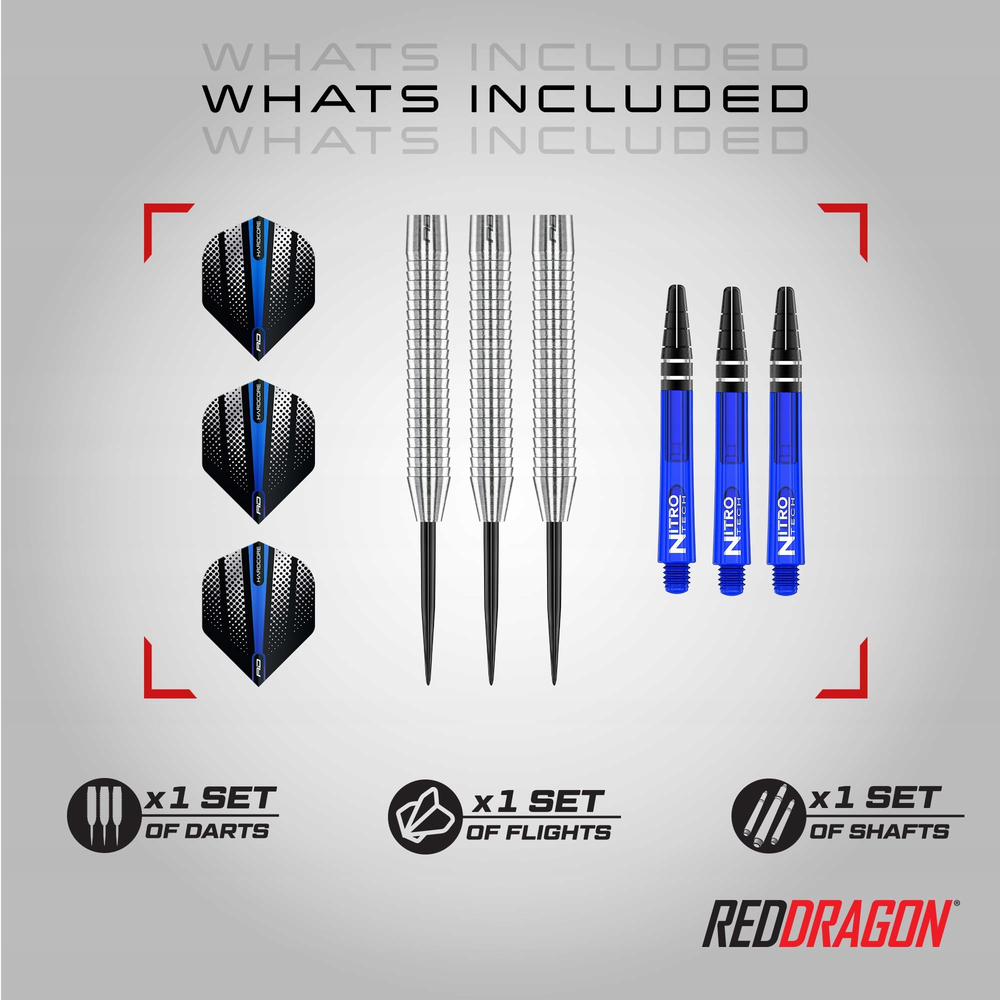 RED DRAGON Razor Edge 24g Profesjonalne Rzutki Tungstenowe — miniatura 2