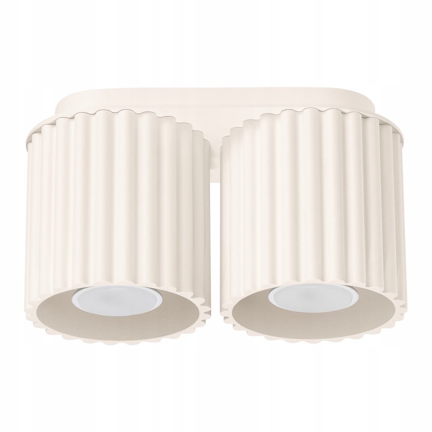 Sollux Lighting Stropná lampa Aura béžová oválna GU10 10W 21 cm