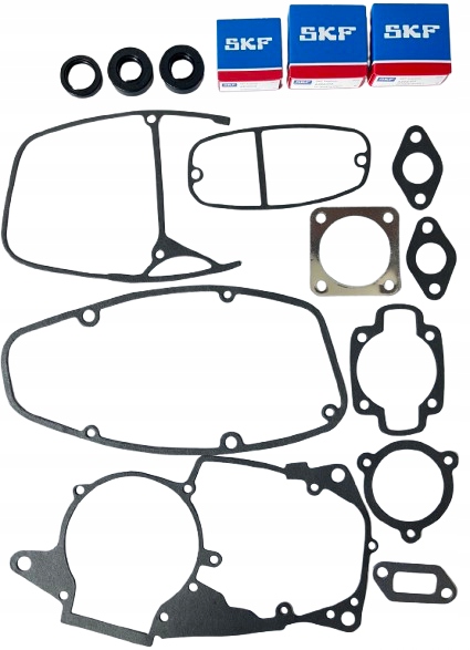 Nová Sada Ložisk Skf Těsnění Těsnění Wsk 175 Shl M17 Kryngielit