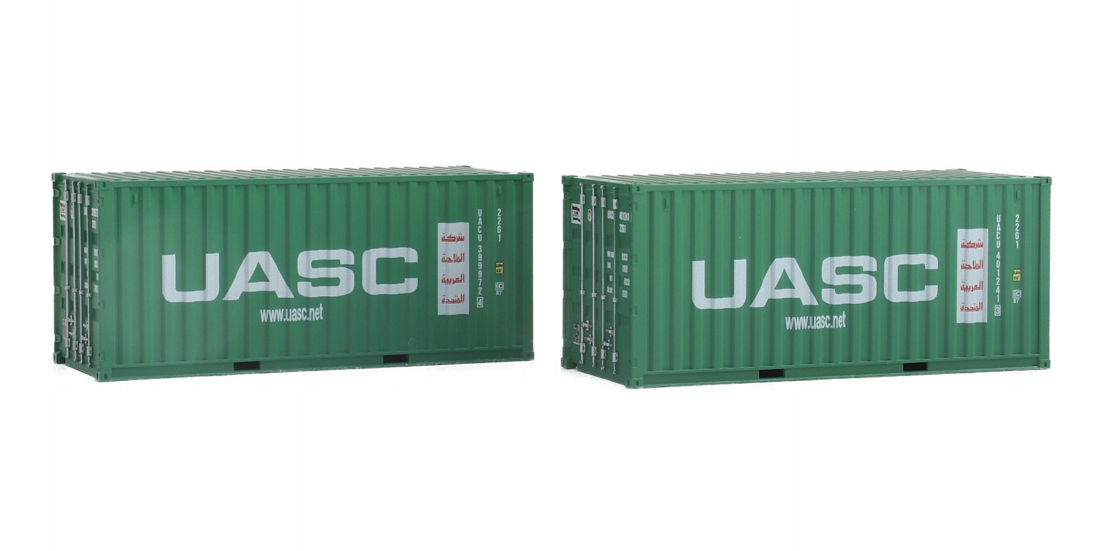 Námořní kontejnery 20 ft Uasc Igra model stupnice H0