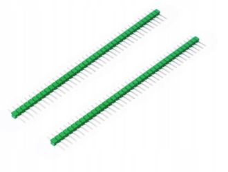 

Listwa kołkowa gold pin PLS40 1X40 pin zielona