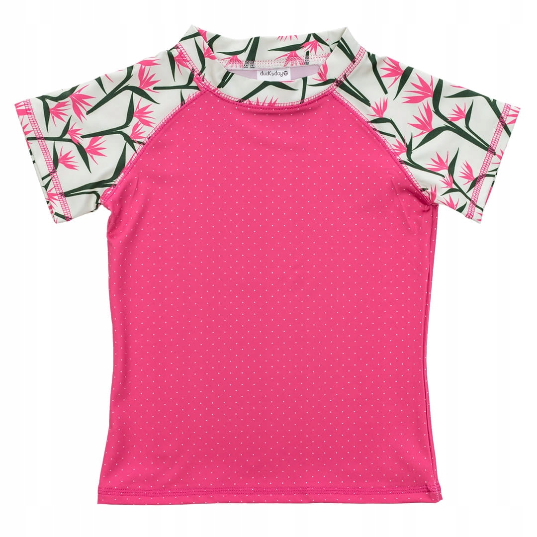 

T-shirt w kwiaty UV50+ Ducksday Coco rozm. 146-152