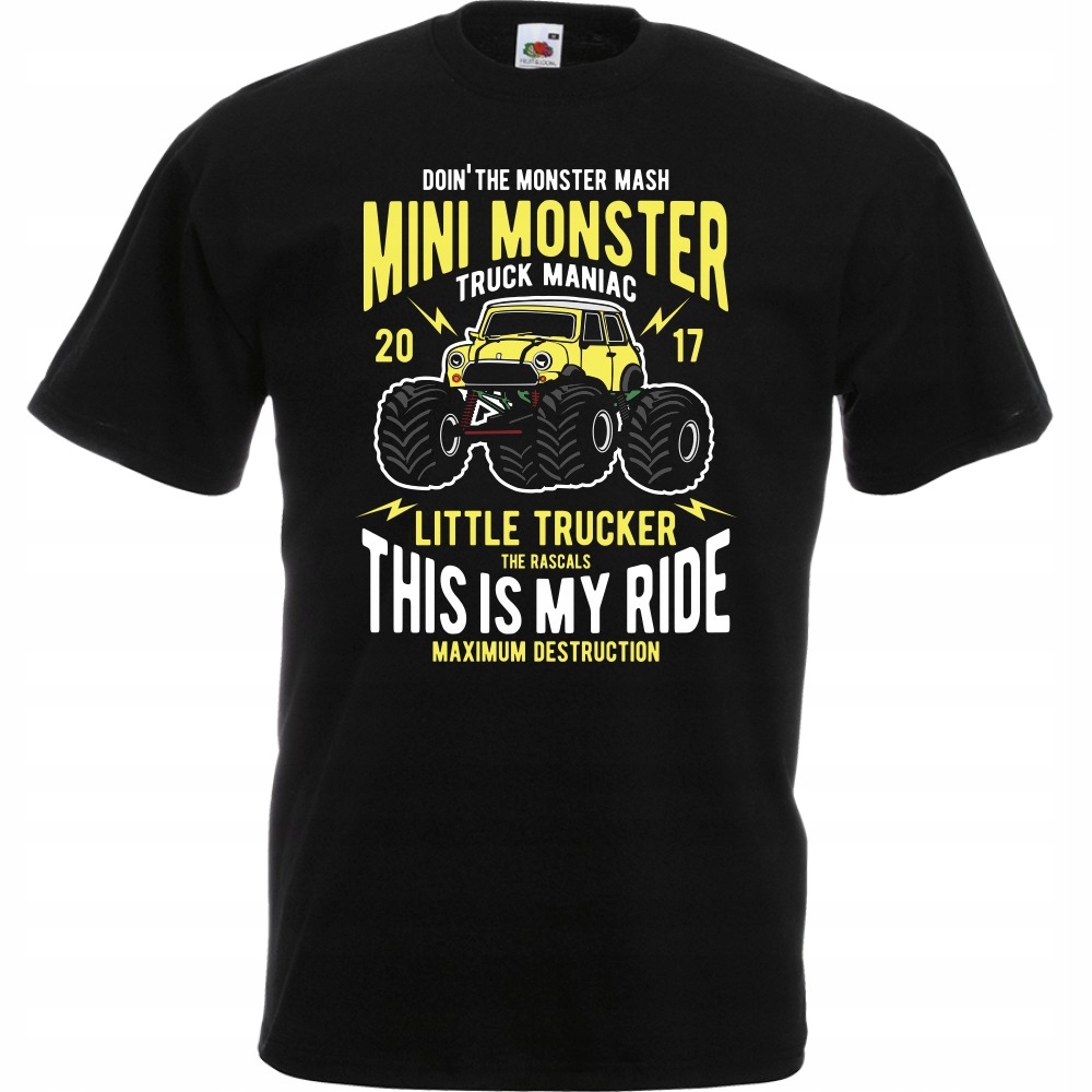 

Koszulka monster truck jeep samochód XXL czarna