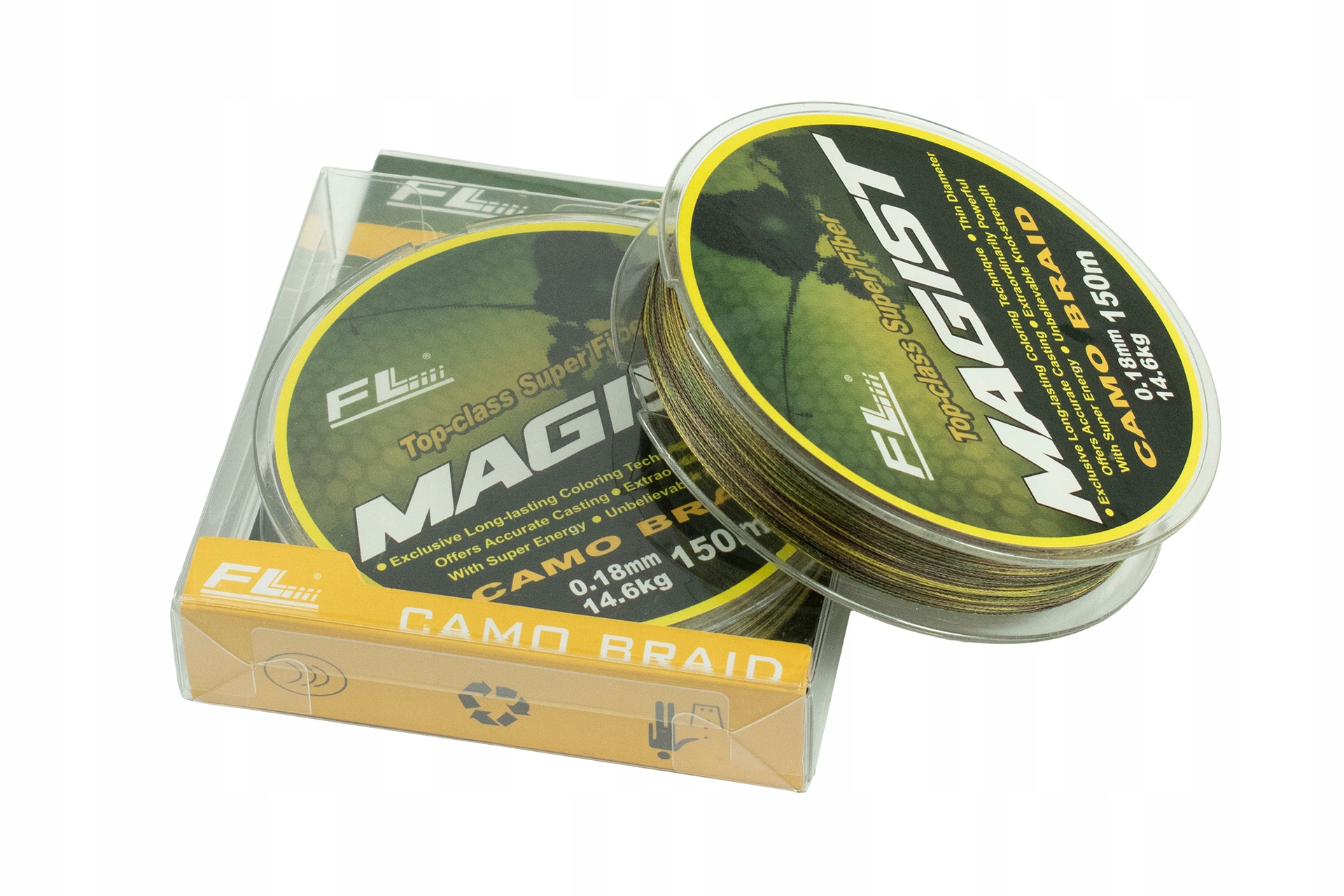 

Kolorowa plecionka Fl Magist 0,18mm 14,6kg 150m