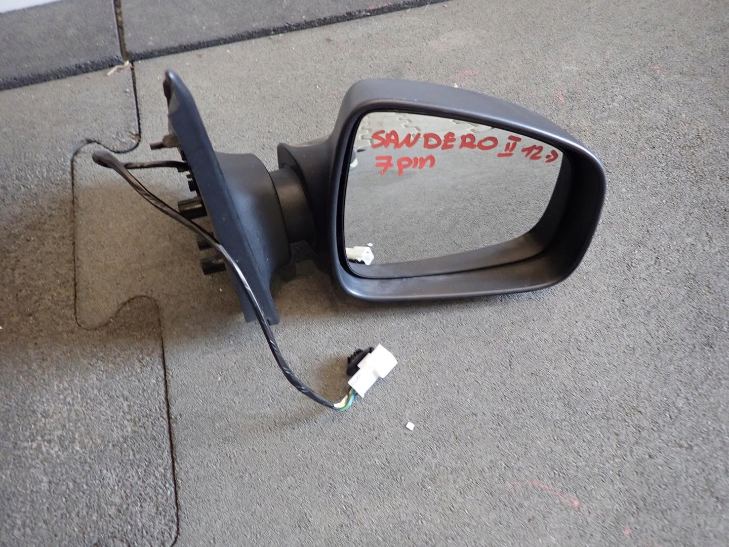 mirror right DACIA SANDERO II LIFT 16- 7PIN