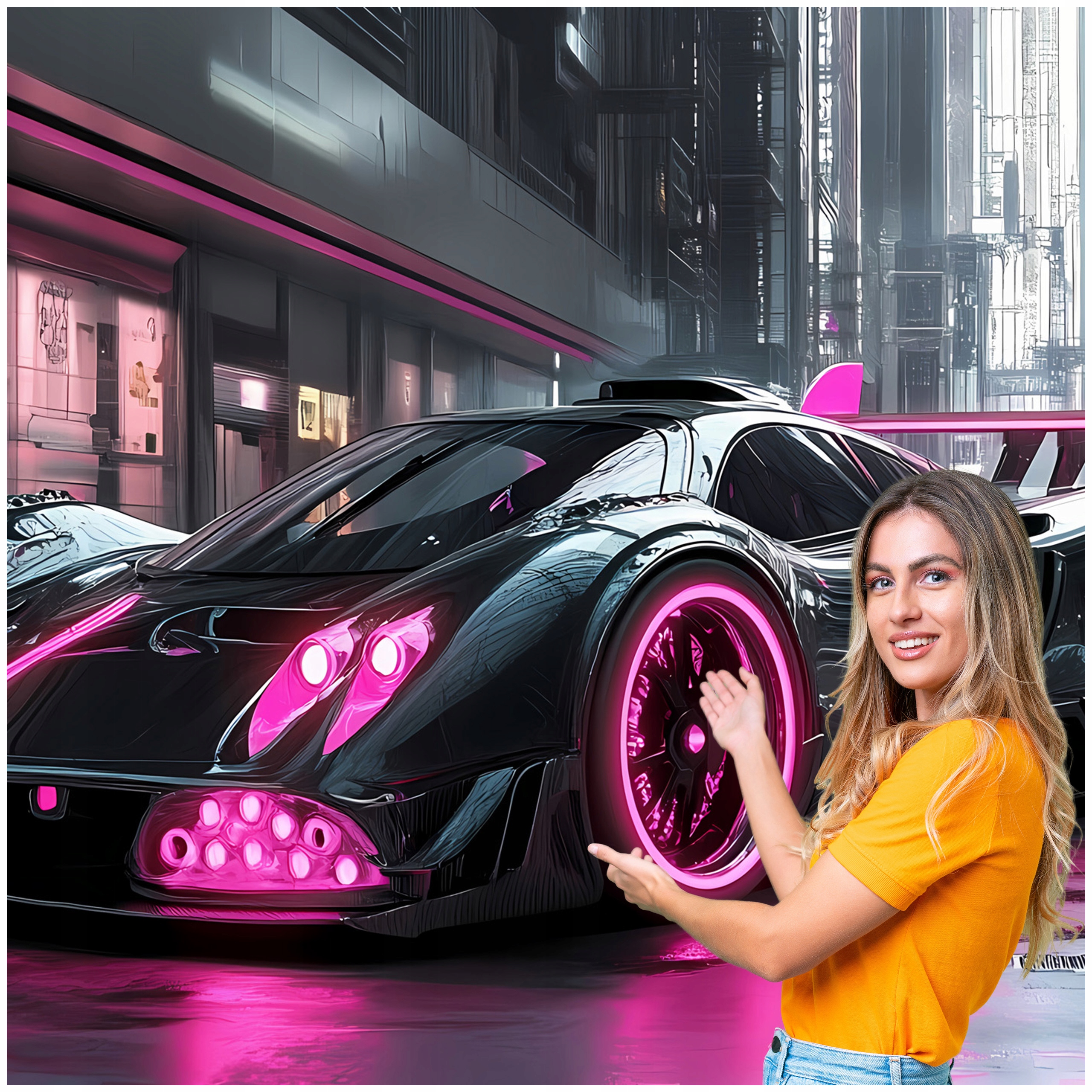 3D fototapeta pre mládež Auto Motocykel 196x260 DMSM40W