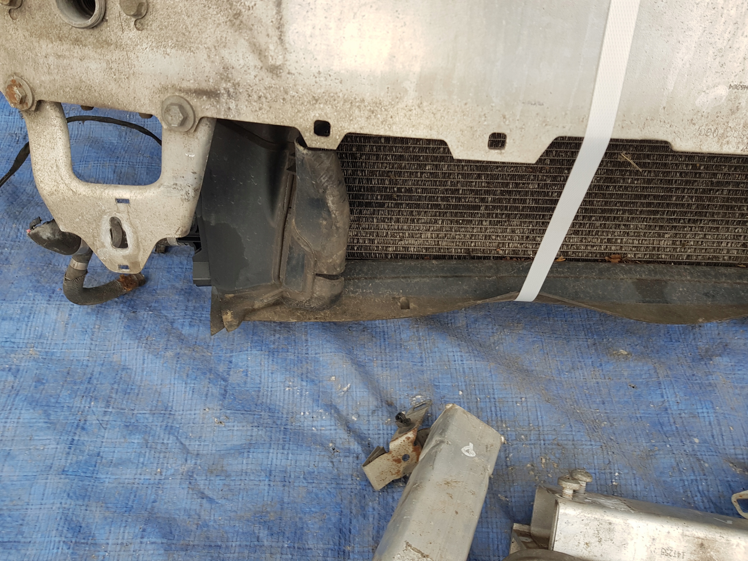 support panel for radiators radiator MERCEDES W205 MANUAL 1.6