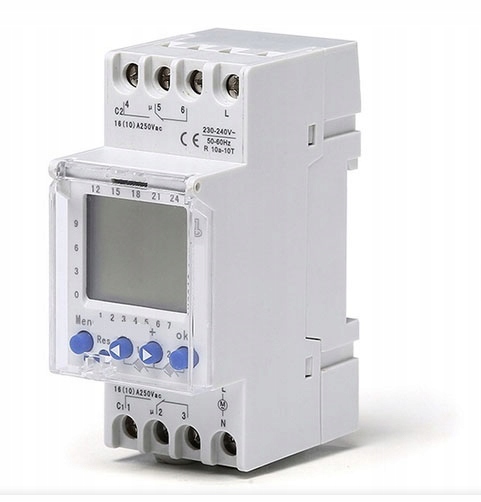 Dvoukanálový astronomický ovládací hodinový stroj Ahc 614L