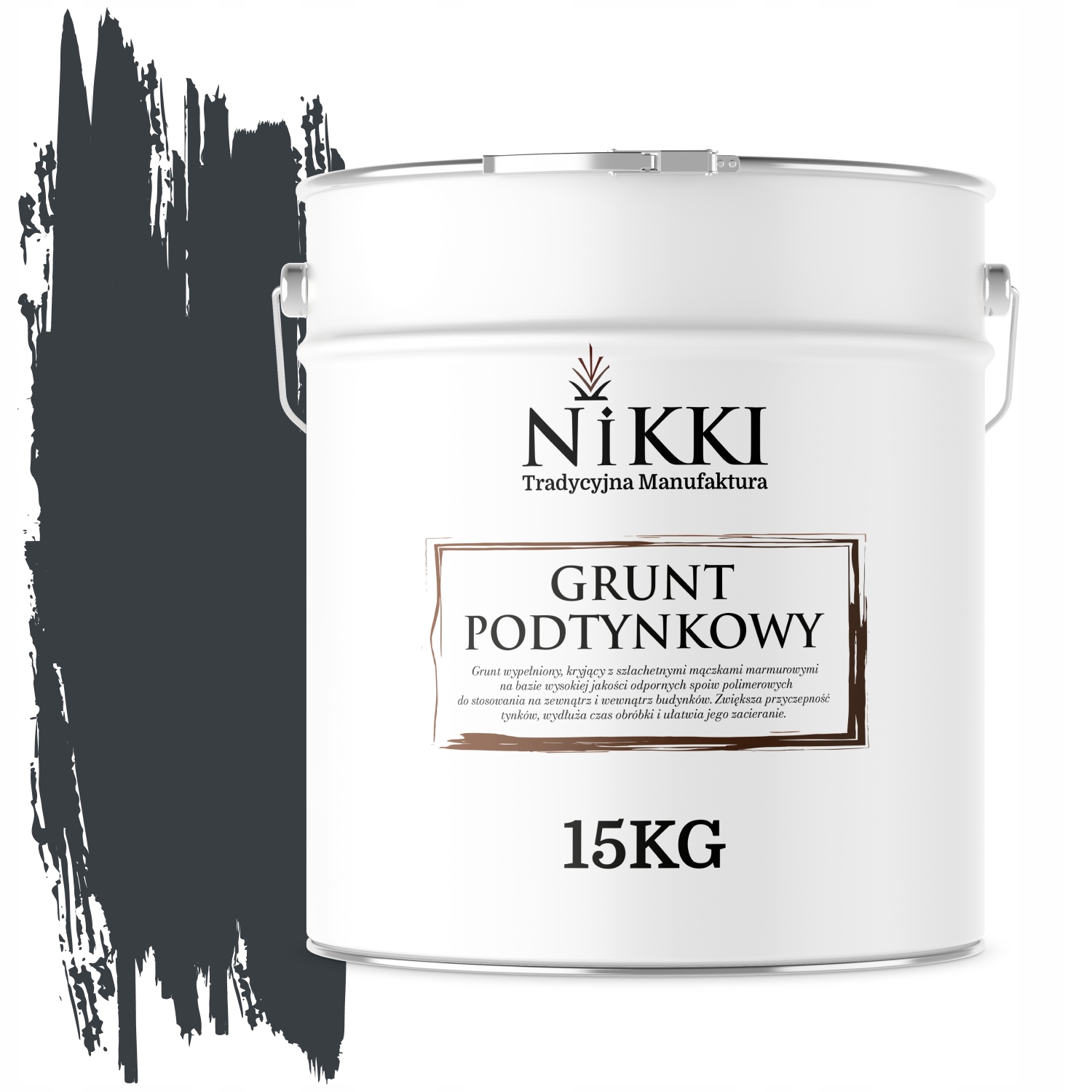 Základný Náter Podložka Pod Omietku Silikónová Farba Antracit Ral 7016 15KG
