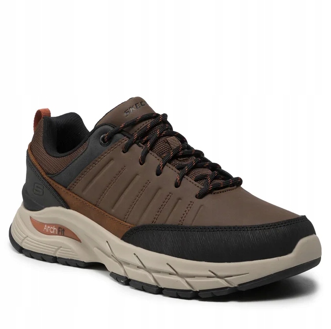 Skechers Yoren Półbuty Casual Ze Skórą Brąz 43 Sab