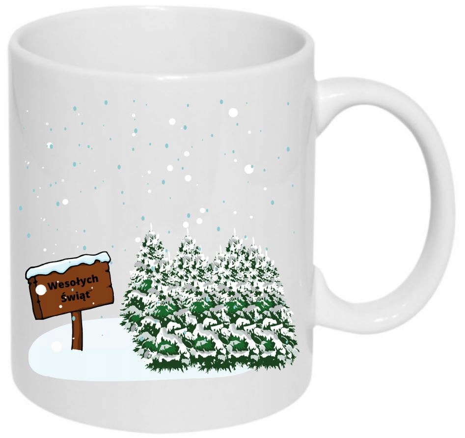 KUBEK PREZENT ŚWIĄTECZNY ZIMOWY BOŻE NARODZENIE