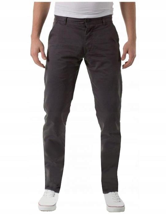 

Jack Jones Grafitowe Chinosy Slimowane Fit 32/28