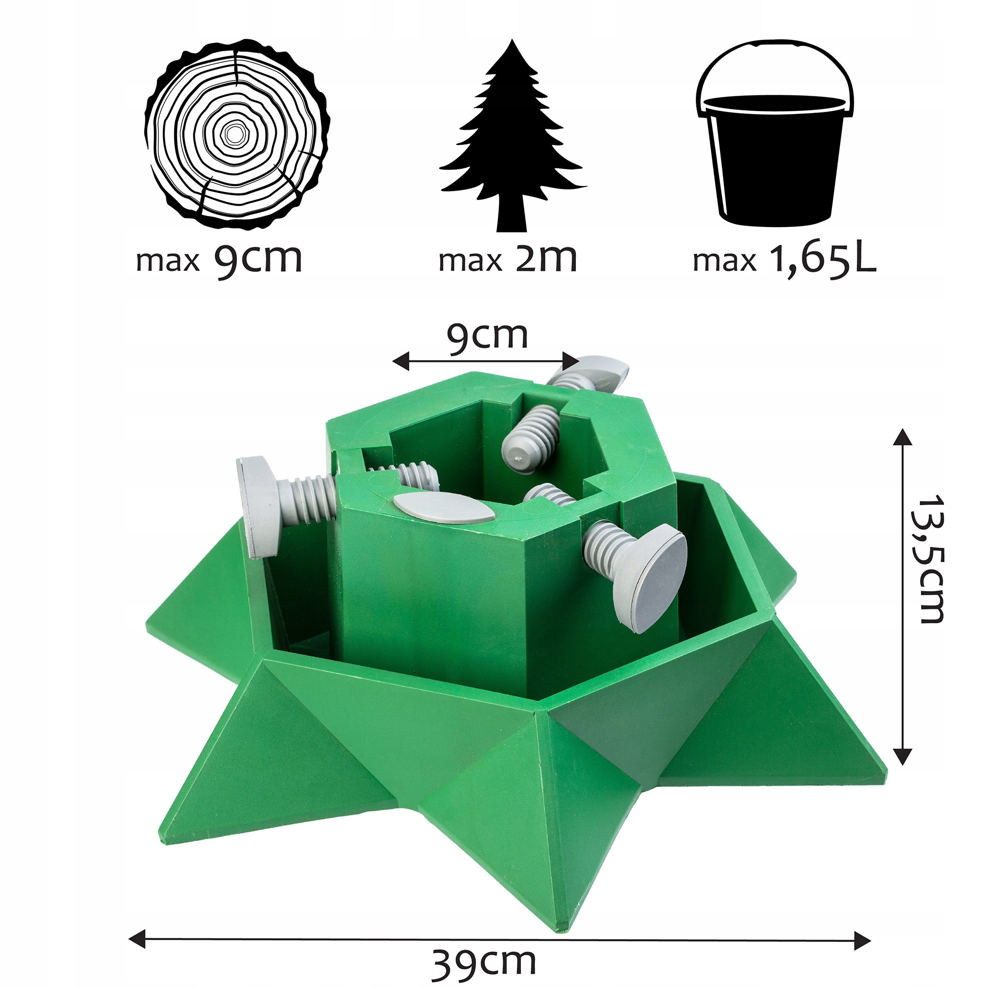 STOJAK CHOINKOWY PODSTAWKA POD CHOINKĘ DO 2 M Kod producenta K435
