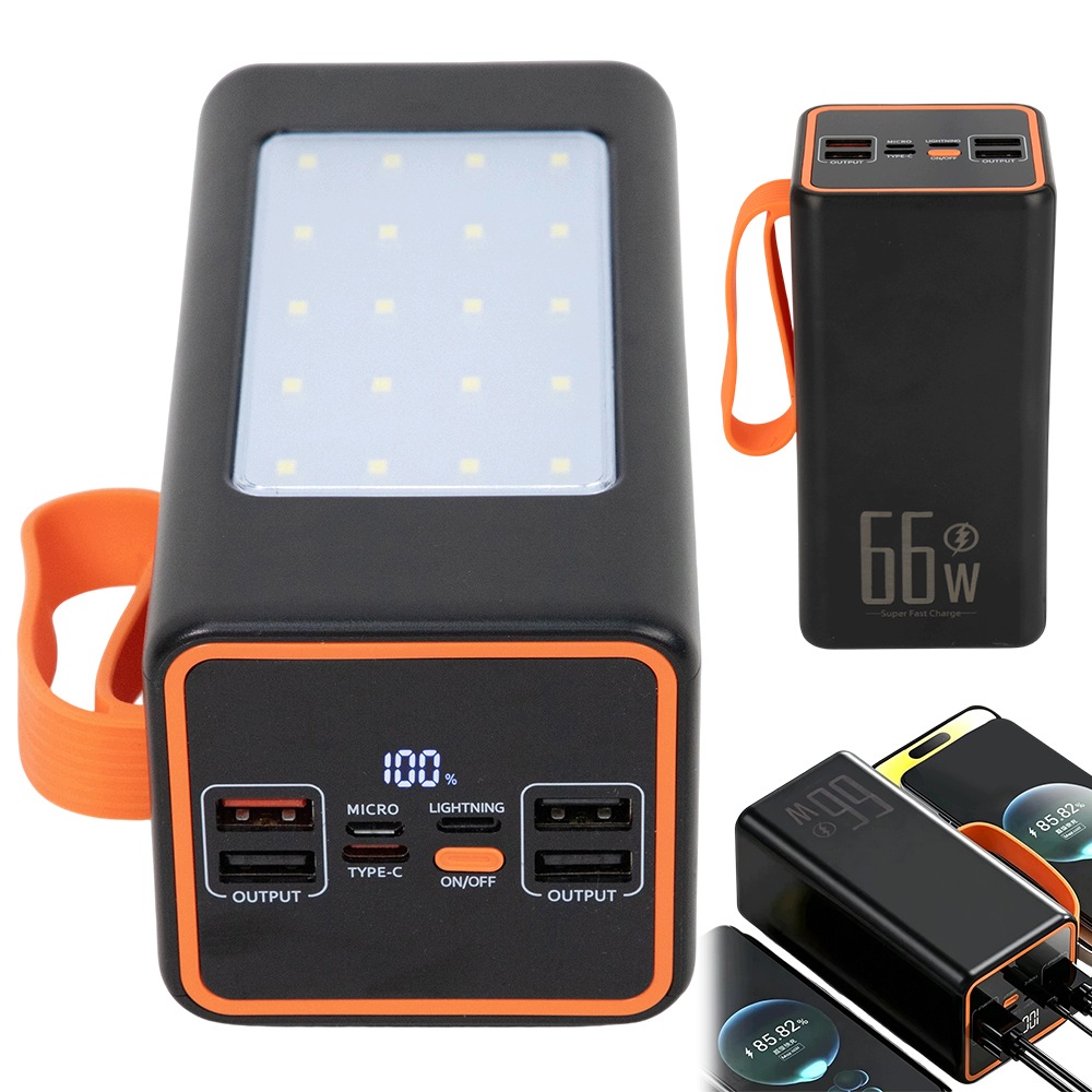 66W Rychlá Power Bank 90000 Mah s ochranou proti přetížení