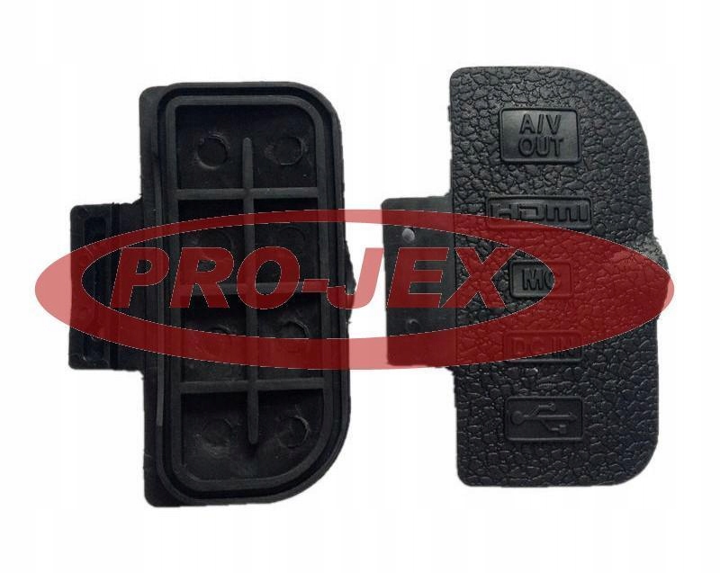 Osłona gumowa Usb Hdmi guma do Nikon D300