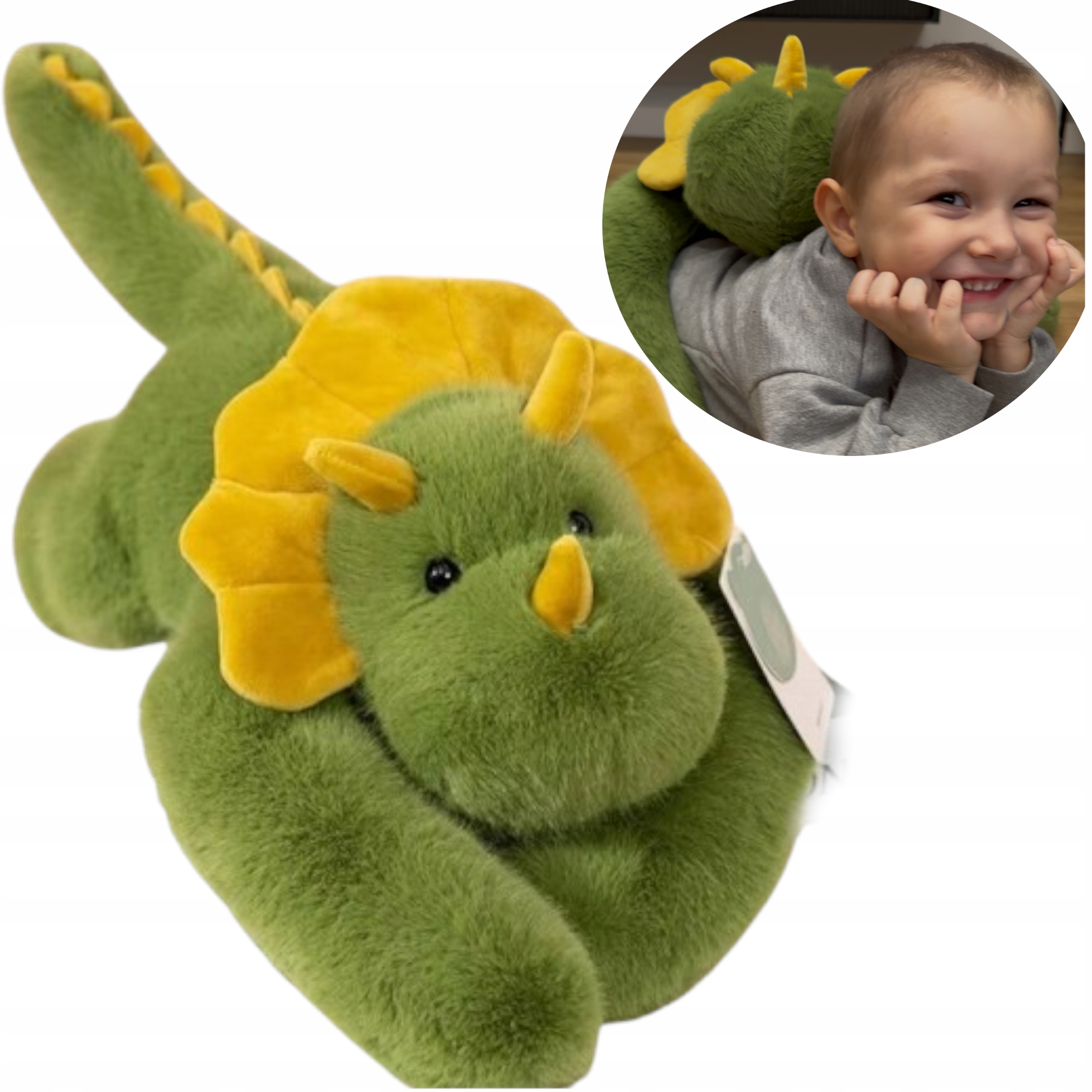Pluszak Obciążeniowy Dla Dzieci terapeutyczny sensoryczny Dinozaur 2kg