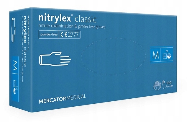 

Rękawice Nitrylowe Nitrylex Classic Blue M 100 Szt