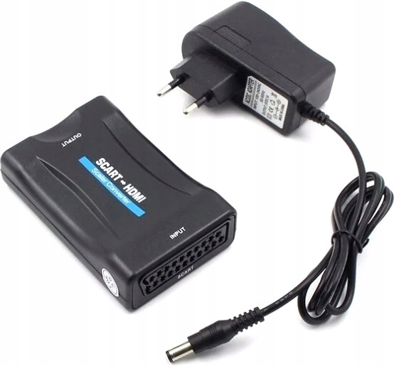 

Konwerter Obrazu Dźwięku Euro Scart Hdmi Adapter