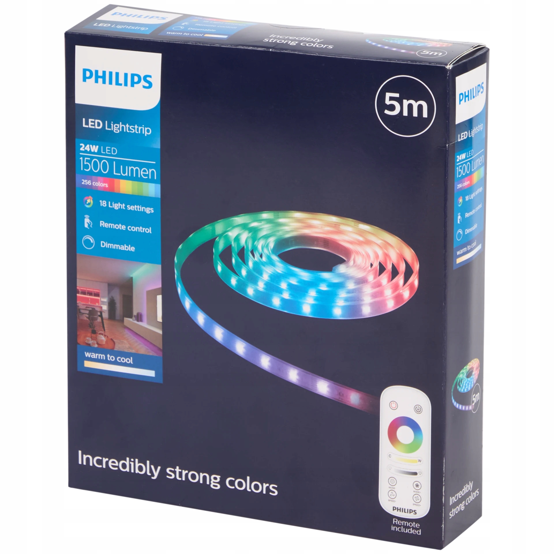 Taśma Led 5m Philips Pilot 24W 1500lm 90LED/m Rgbic+ Multicolor