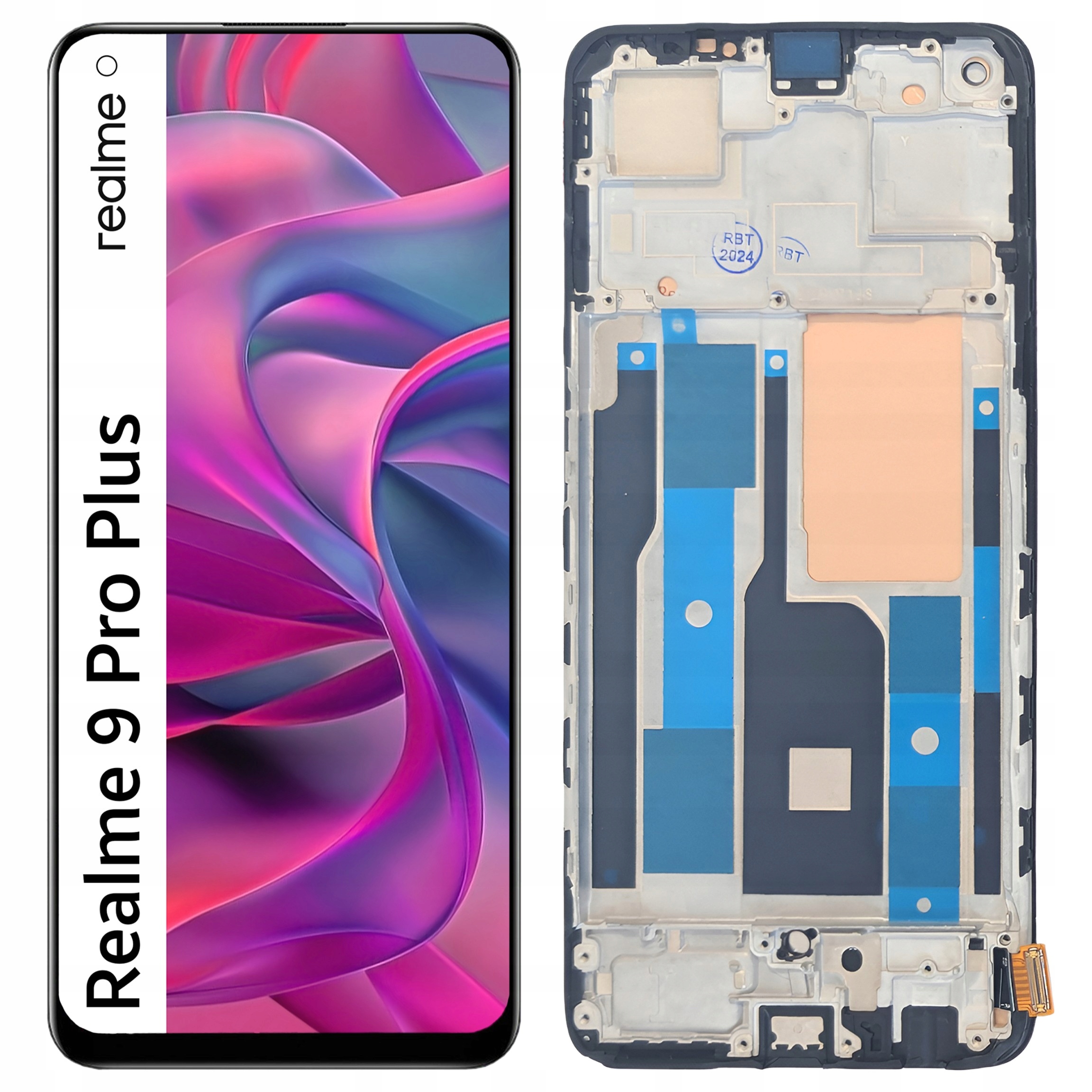 Displej pro Realme 9 Pro Plus LCD displej Incell Rámeček RMX3392 RMX3393