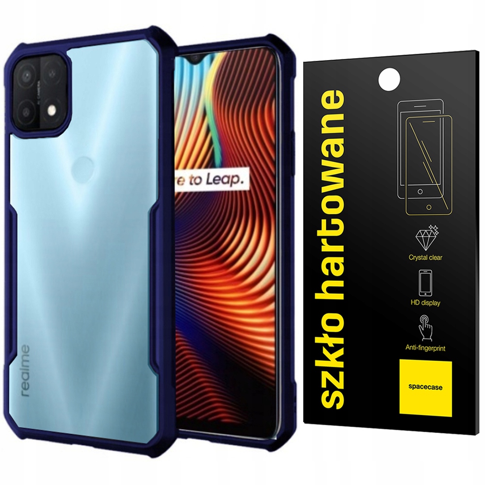 

Etui Beetle Pancerne Do Realme 7i Pełne Szkło