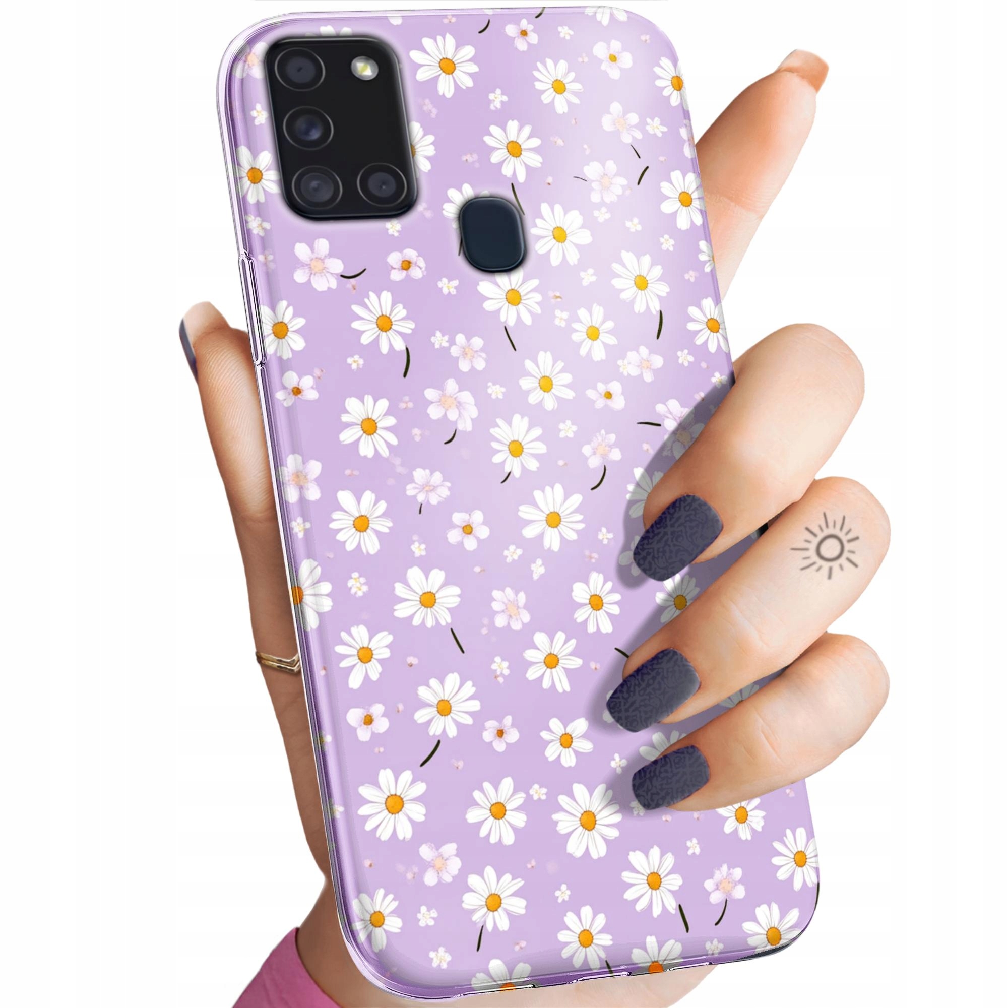 Etui Do Samsung Galaxy A21S Wiosna Kwiaty Rośliny Obudowa Pokrowiec