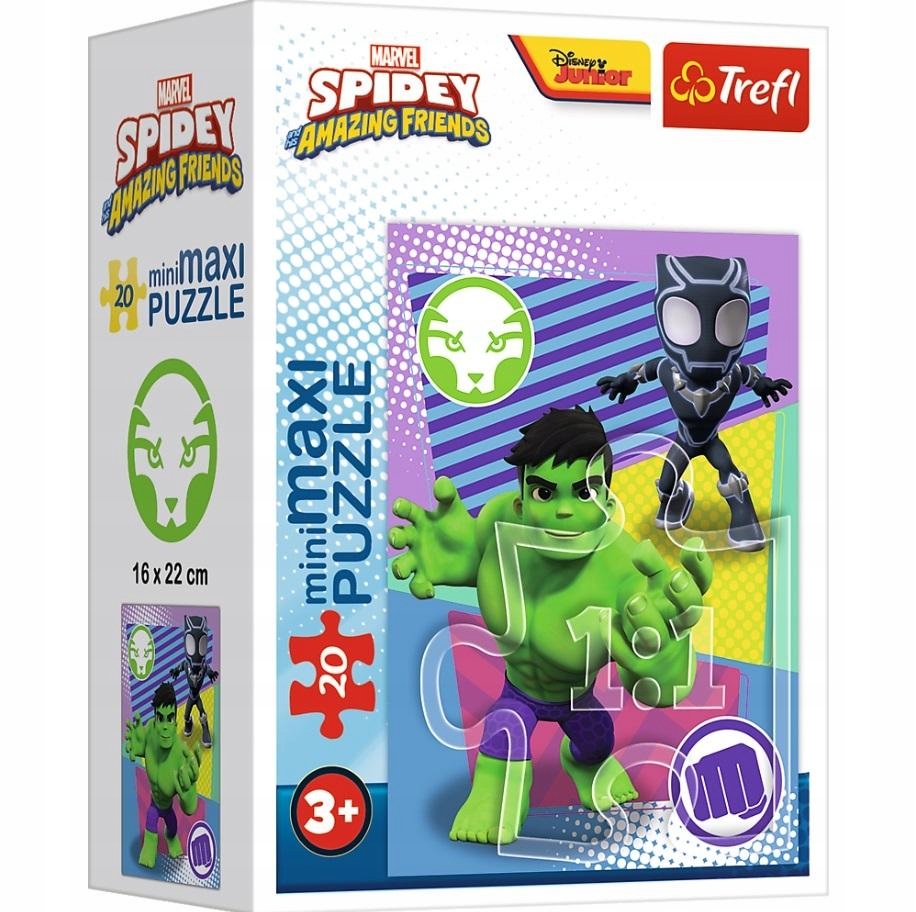 

Puzzle 20 miniMaxi-Niesamowity Spidey 4 Trefl