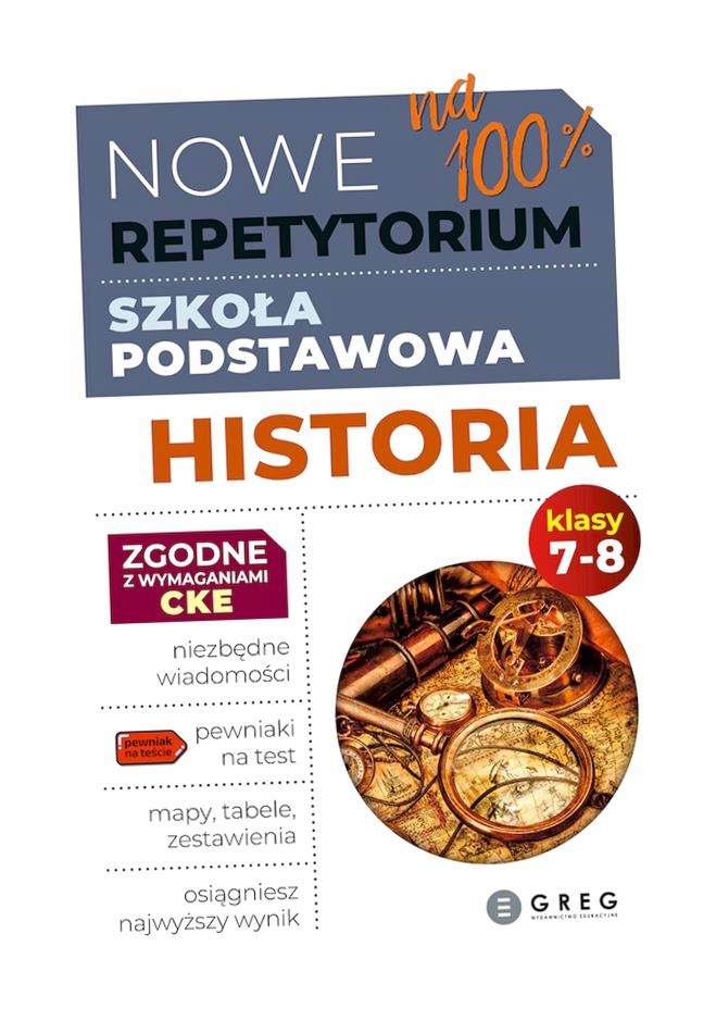 HISTORIA. NOWE REPETYTORIUM 2026. SZKOŁA PODSTAWOWA. KLASA 7-8 BEATA JÓZKÓW