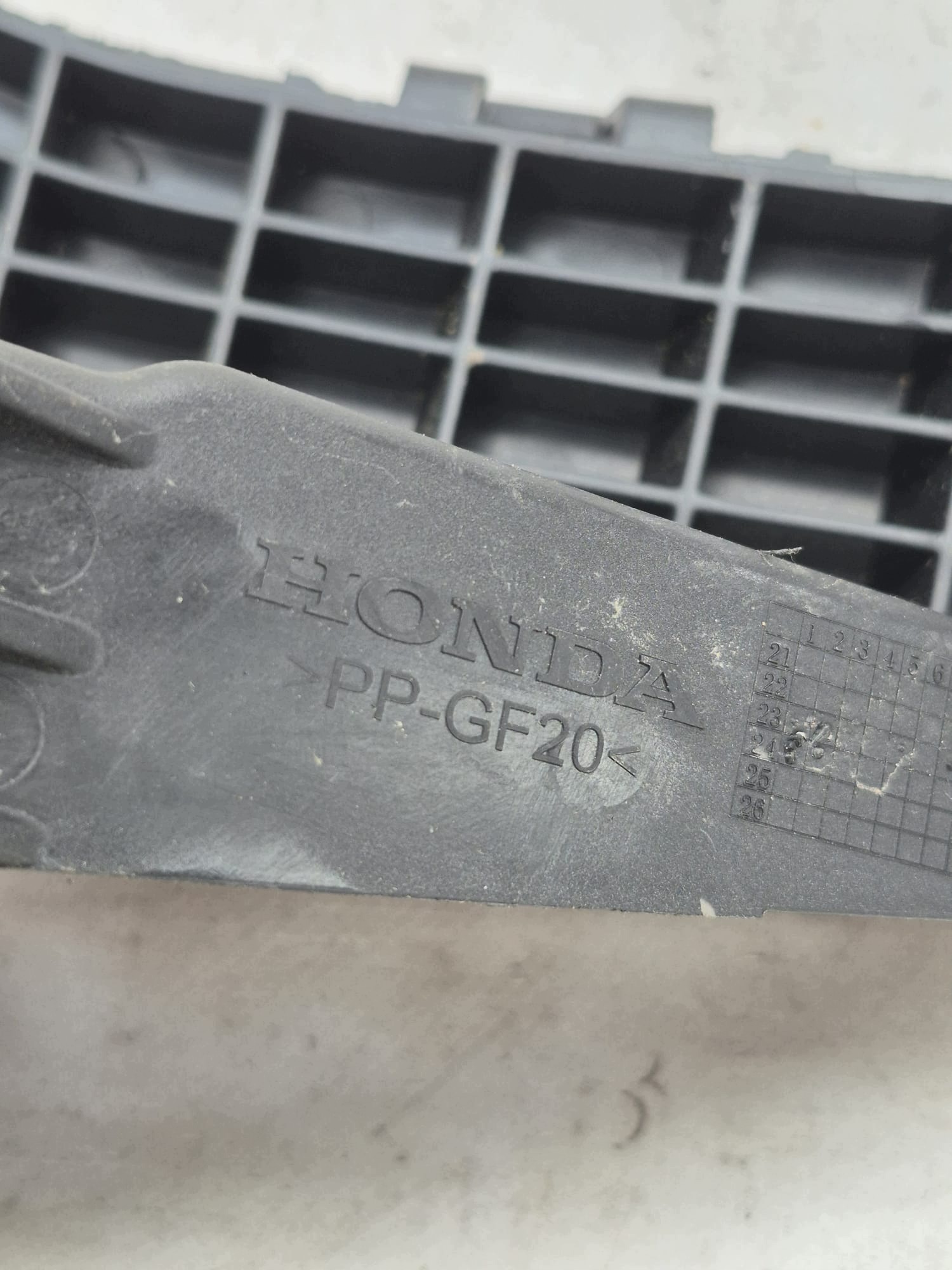 HONDA support holder of a bumper front front 71240-31A-H00
