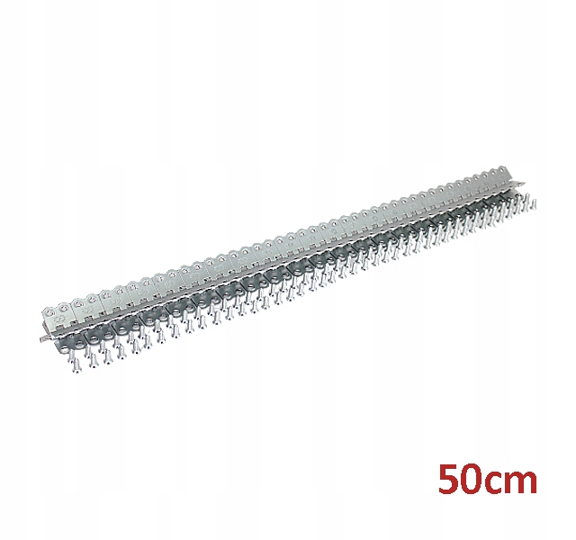 Spona lisovacího pásu MS25 o délce 504 mm pro pás o tloušťce od 3,5 do 7,5 mm