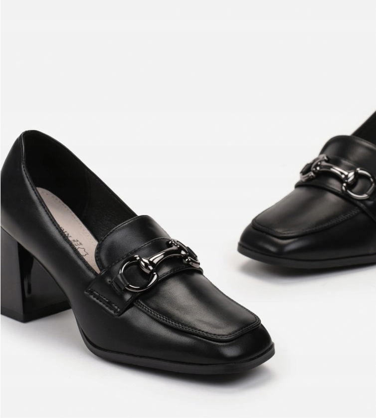 CZARNE PÓŁBUTY SKÓRA GOODIN FL412 Cisara R 38