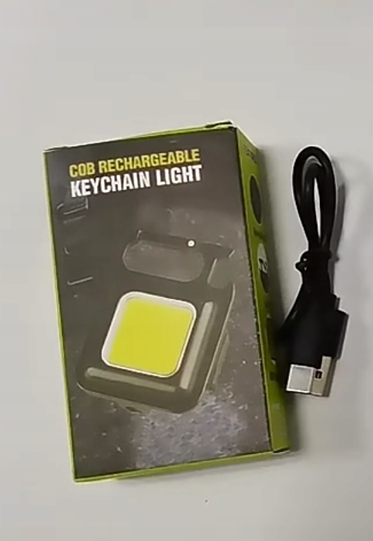 Latarka Mini COB USB Gadżet Zasilanie akumulatorowe