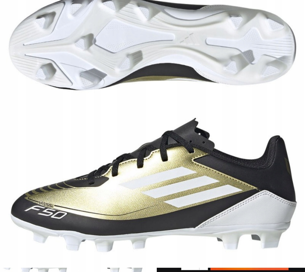 Adidas IG9331 F50 Club Messi Fxg korki Złoty roz 44