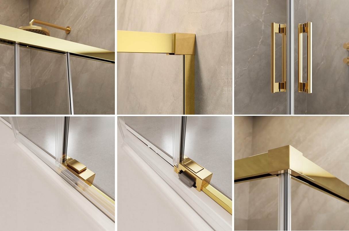 Drzwi Idea DWJ GOLD 130x200,5 RADAWAY PRAWE Grubość szkła/szyby 6 mm