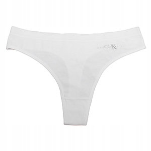

3365 White Damskie Majtki Stringi XL 42