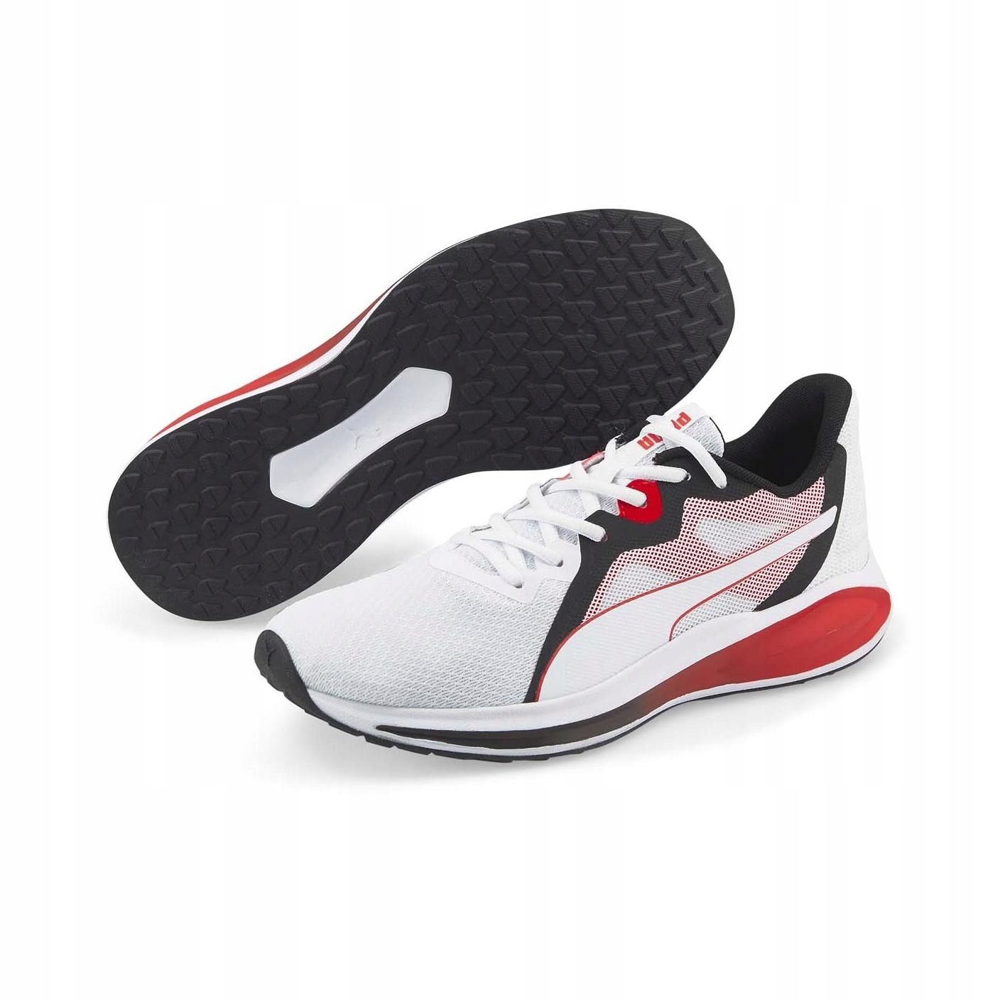 Męskie Buty Twitch Runner Puma White-high Risk Red