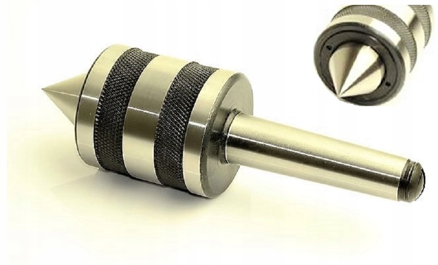 Kieł tokarski obrotowy trzy 3 / łożyskowy MK2