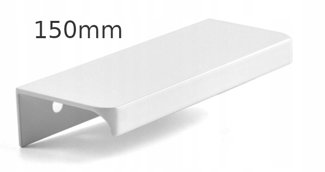 

Uchwyt krawędziowy U9 R9 biały mat 9003 Zobal 150