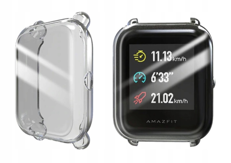 

Etui 2w1 Clear Przód Boki / Amazfit Bip / Bip S