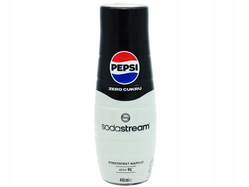 SYROP KONCENTRAT PEPSI MAX ZERO DO SATURATORA SODASTREAM 9L NAPOJU z 440ml Marka SodaStream