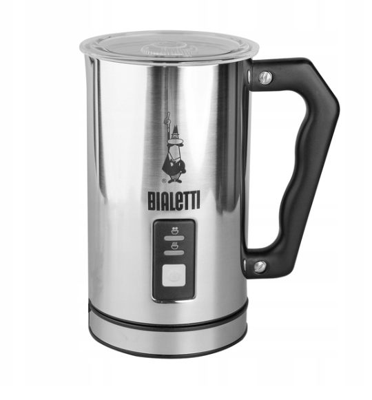 Bialetti Milk Frother MK01 Elektrický Napěňovač Mléka Stříbrný