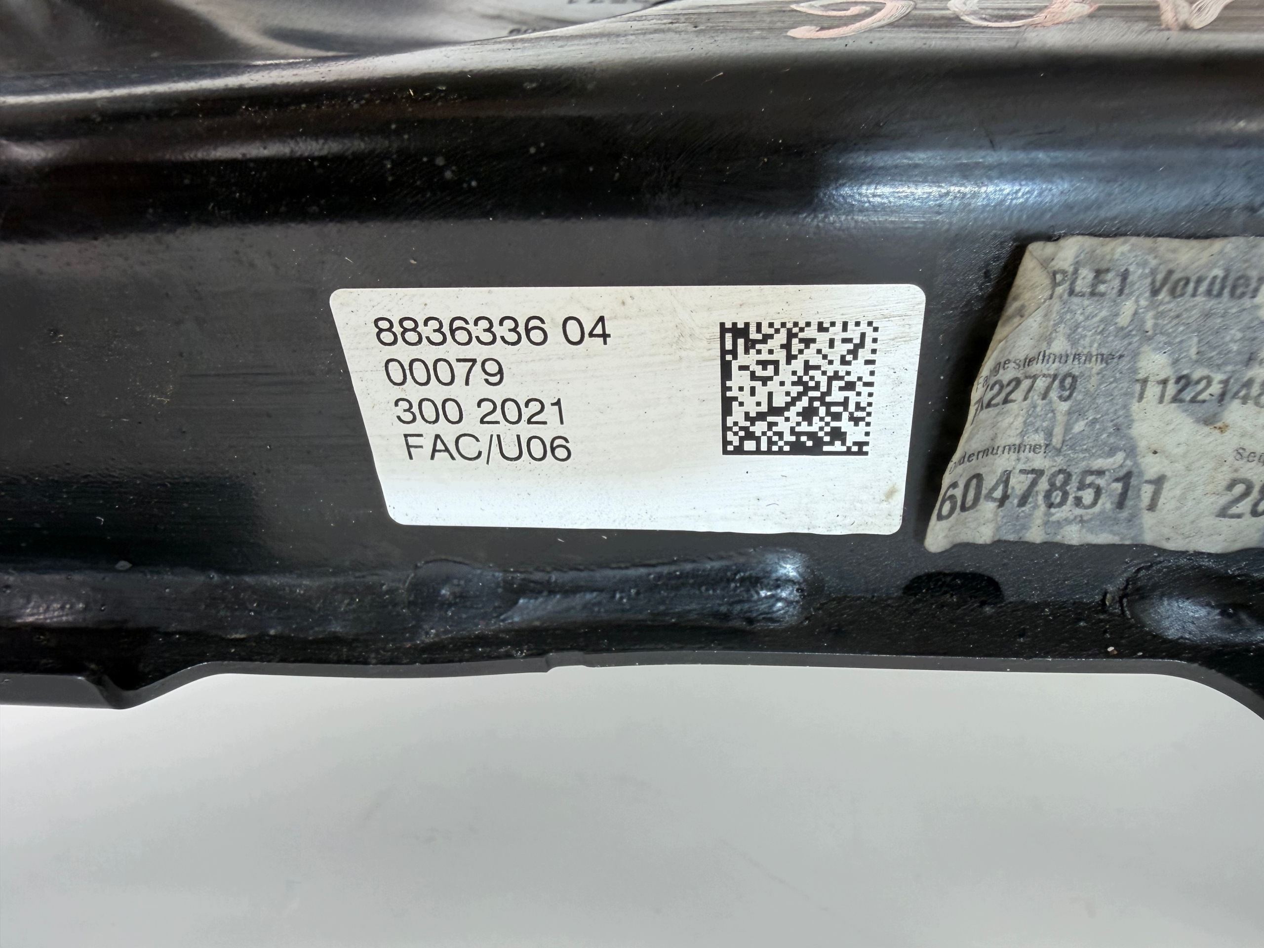 axle beam axle beam front BMW 2 U06 8836336