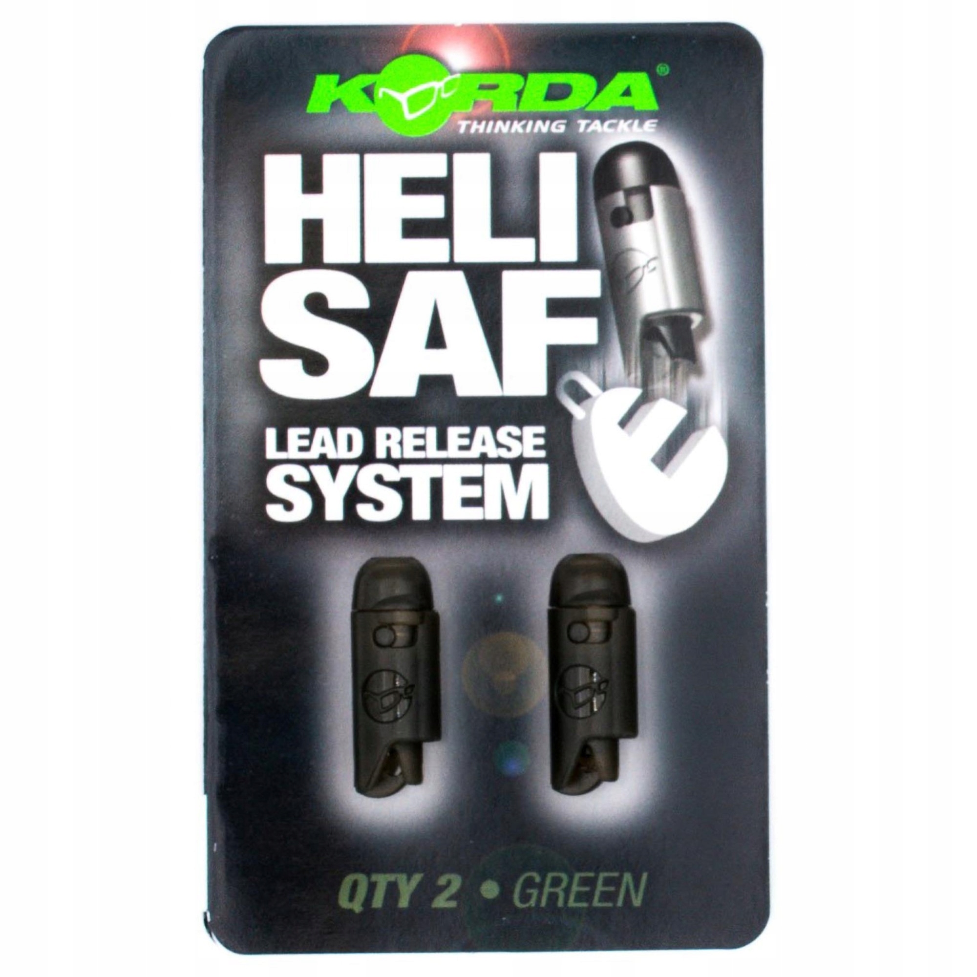 Klipsy Helikopterowe Do Zestawu Korda Heli Safe Green